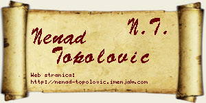 Nenad Topolović vizit kartica